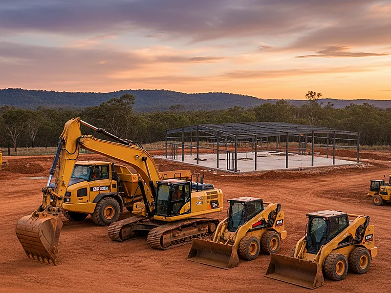 Earthmoving Equipment, construction equipment supplied by Duara Group for the construction & building materials sector