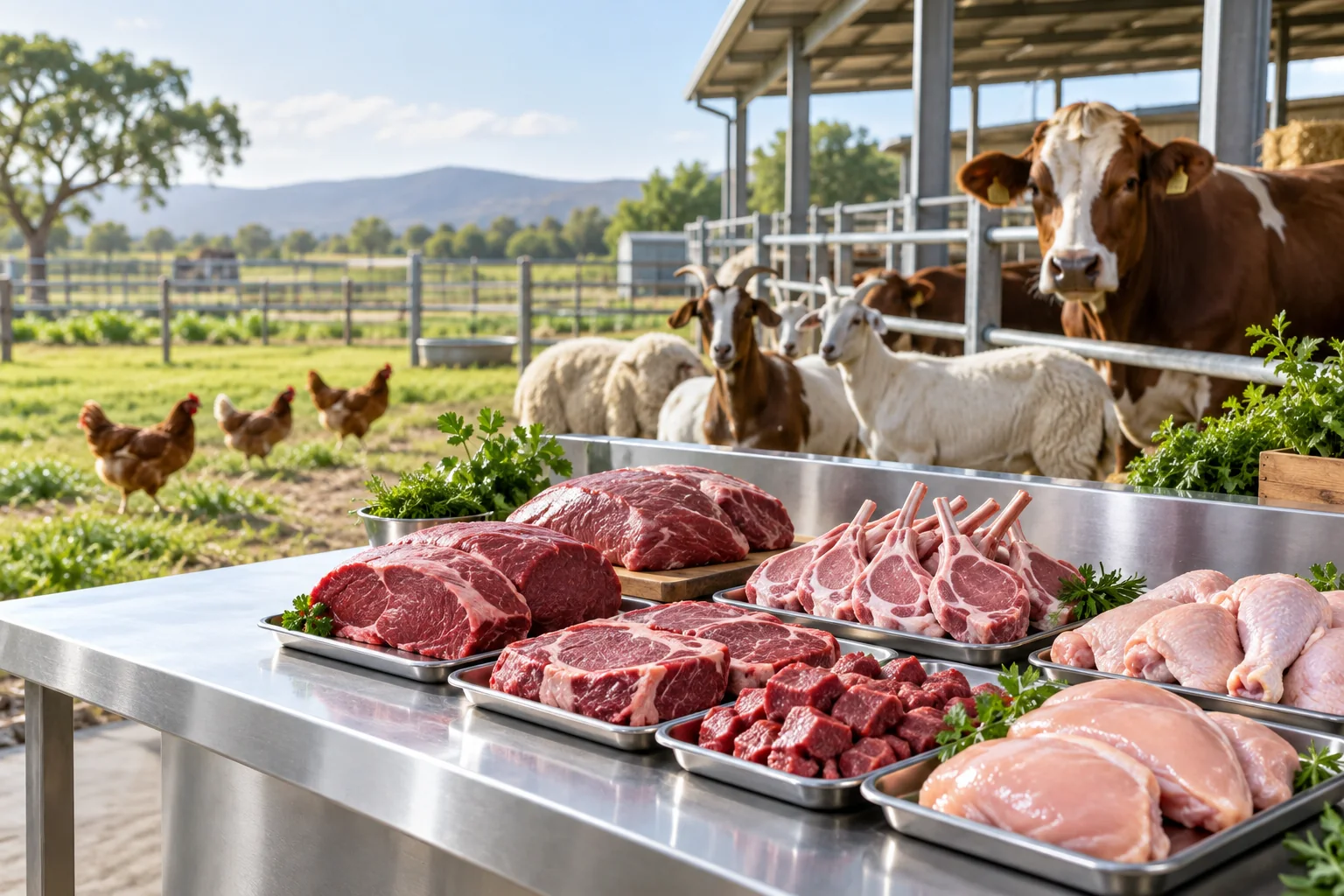 Meat, Poultry & Livestock, supplied by Duara Group for the agriculture sector