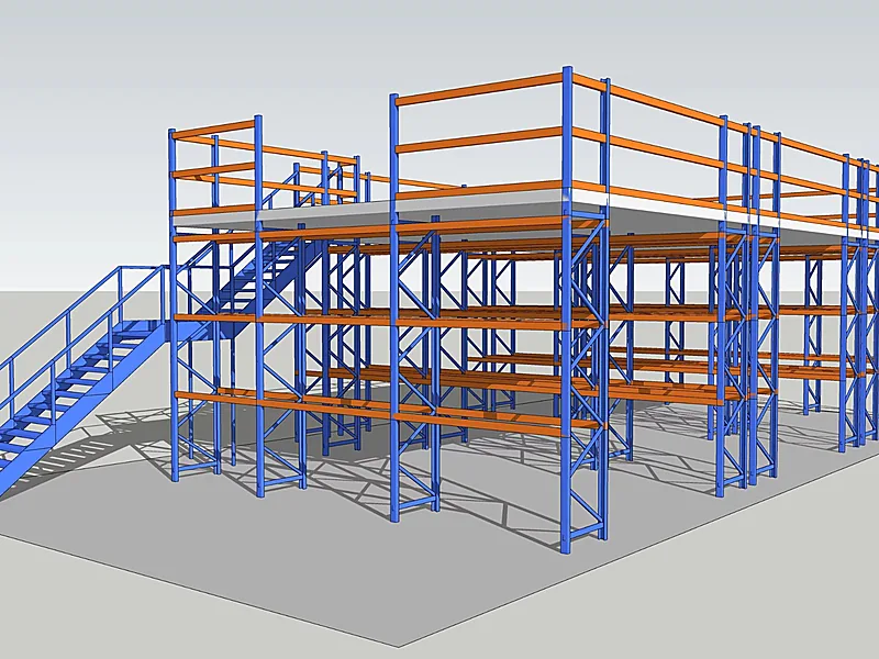 Mezzanine & Storage Platforms, warehousing & storage equipment supplied by Duara Group for the logistics & infrastructure sector